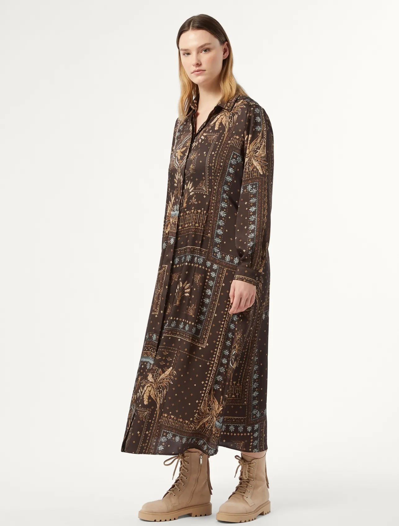 Abito in twill stampato*Marina Rinaldi Fashion