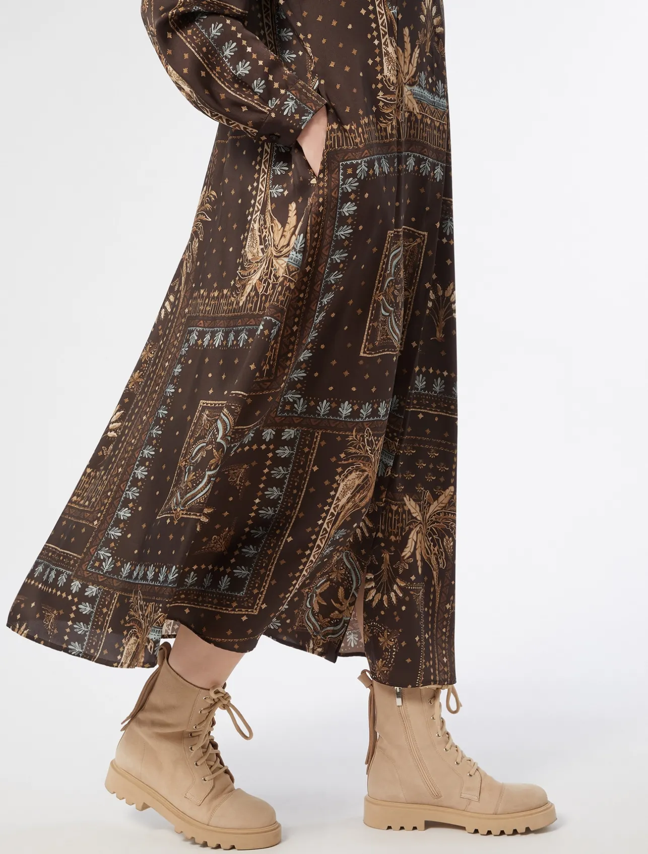 Abito in twill stampato*Marina Rinaldi Fashion