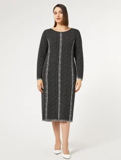 Abito in viscosa jacquard*Marina Rinaldi New