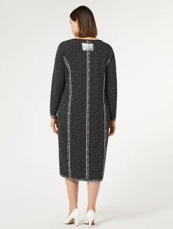 Abito in viscosa jacquard*Marina Rinaldi New
