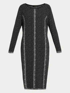 Abito in viscosa jacquard*Marina Rinaldi New
