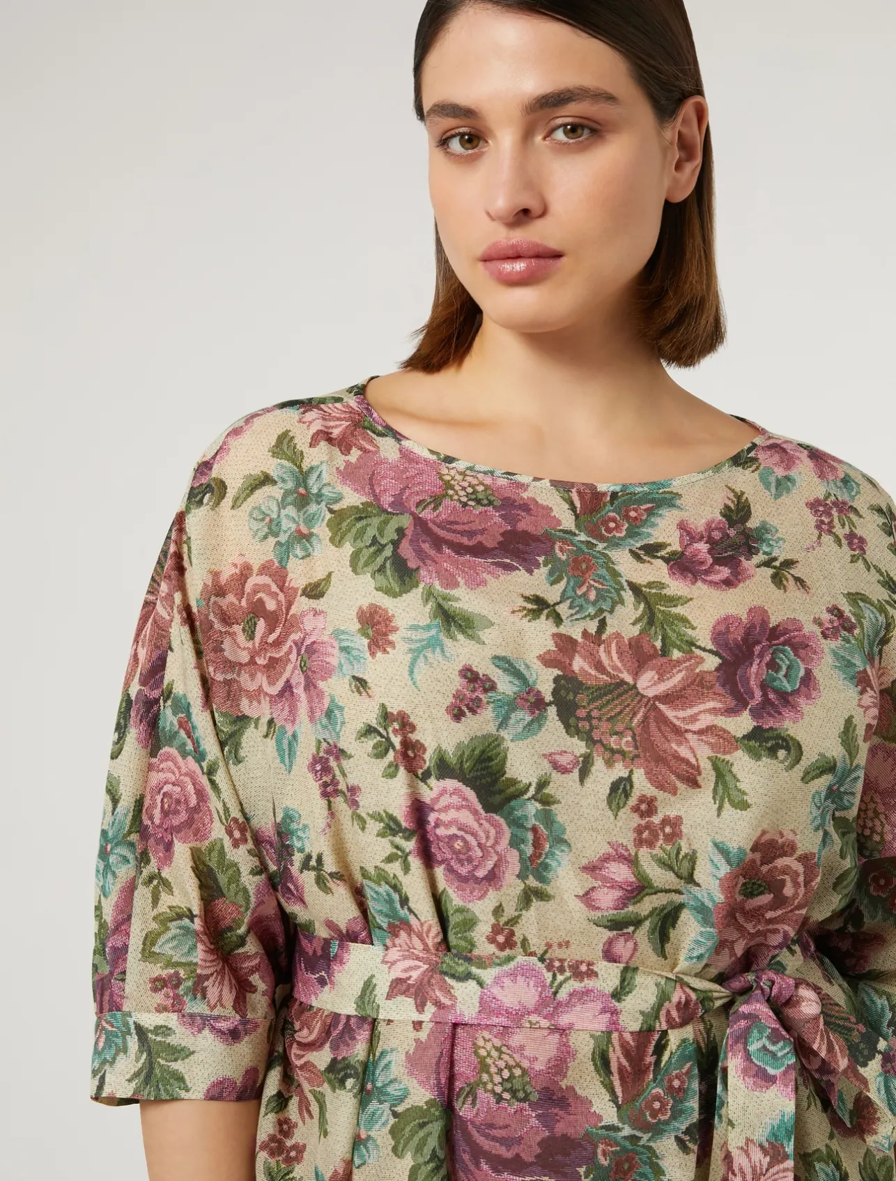 Abito in voile di cotone e seta*Marina Rinaldi Sale