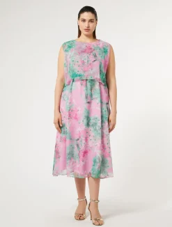 Abito longuette in georgette*Marina Rinaldi Best