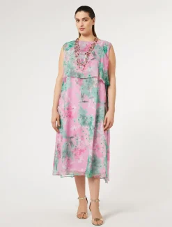 Abito longuette in georgette*Marina Rinaldi Best