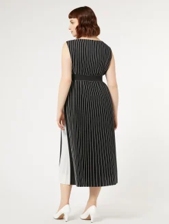 Abito lungo a plissé soleil*Marina Rinaldi Discount