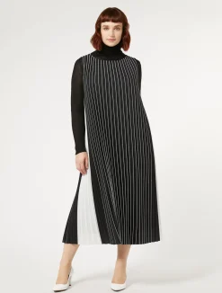 Abito lungo a plissé soleil*Marina Rinaldi Discount