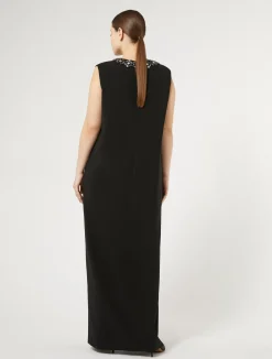 Abito lungo in cady triacetato*Marina Rinaldi Clearance