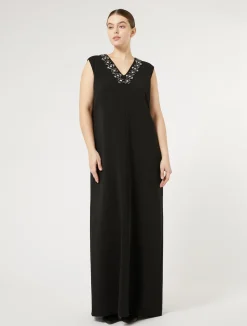 Abito lungo in cady triacetato*Marina Rinaldi Clearance