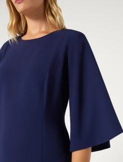 Abito lungo in cady triacetato*Marina Rinaldi Outlet