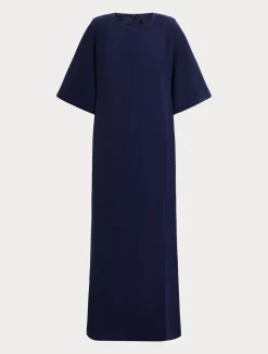 Abito lungo in cady triacetato*Marina Rinaldi Outlet