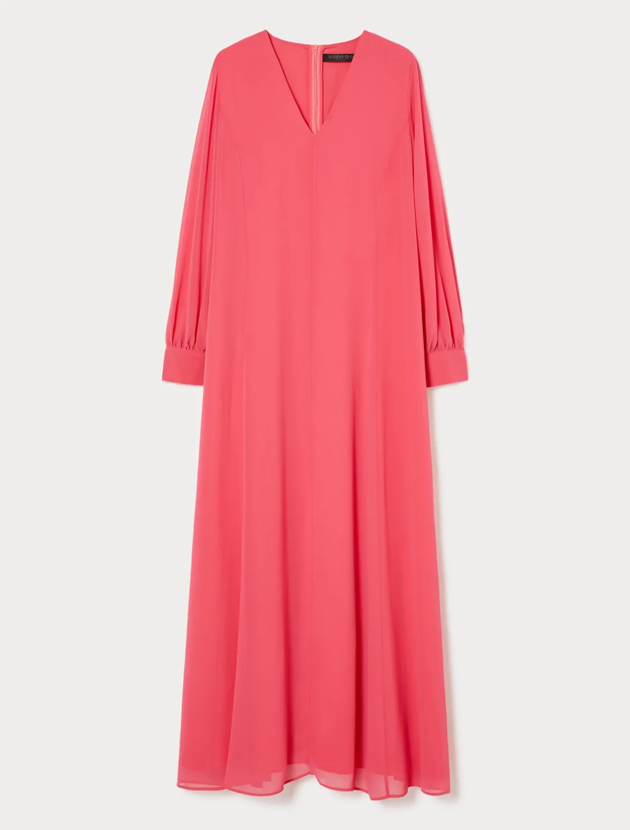 Abito lungo in crêpe georgette*Marina Rinaldi Discount