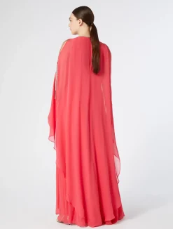 Abito lungo in georgette di seta*Marina Rinaldi Clearance