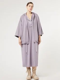 Abito lungo in jersey e raso*Marina Rinaldi Outlet