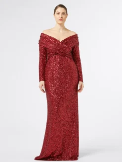 Abito lungo in paillettes*Marina Rinaldi Hot