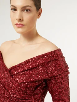 Abito lungo in paillettes*Marina Rinaldi Hot