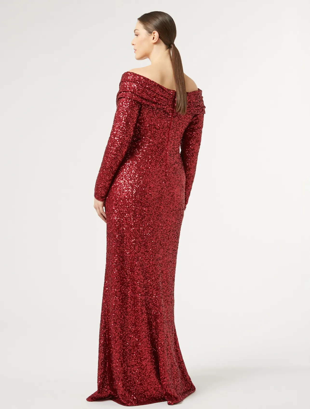 Abito lungo in paillettes*Marina Rinaldi Hot