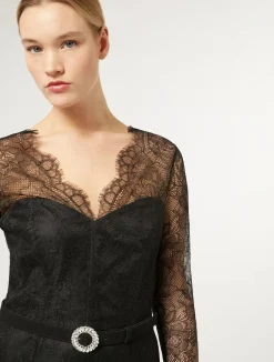 Abito lungo in pizzo*Marina Rinaldi Fashion