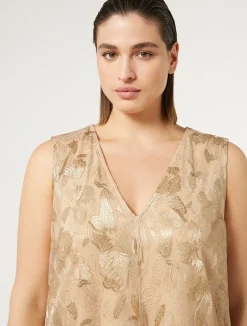 Abito lungo in tulle ricamato*Marina Rinaldi Online