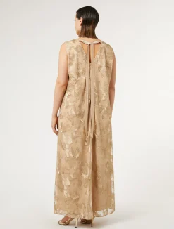 Abito lungo in tulle ricamato*Marina Rinaldi Online