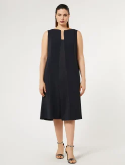 Abito midi in crêpe triacetato*Marina Rinaldi Best