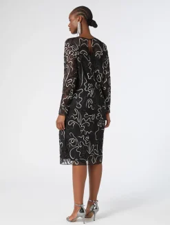Abito tubino in tulle plumetis*Marina Rinaldi Online