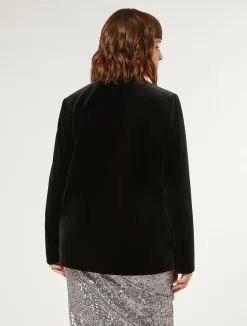 Blazer in ciniglia stretch*Marina Rinaldi Fashion