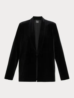 Blazer in ciniglia stretch*Marina Rinaldi Fashion