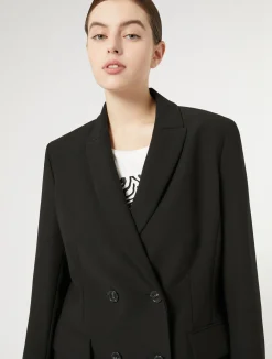 Blazer in crêpe di envers satin*Marina Rinaldi Online