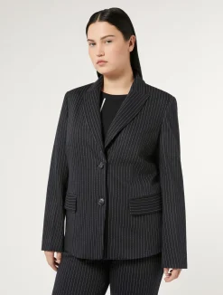 Blazer in tessuto punto Milano*Marina Rinaldi Outlet