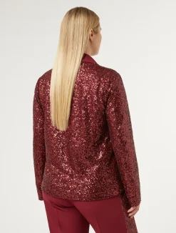 Blazer in tessuto tecnico e paillettes*Marina Rinaldi Online
