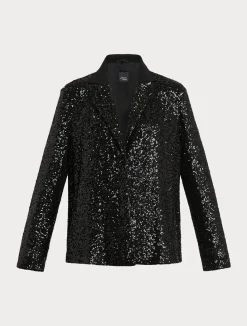 Blazer in tessuto tecnico e paillettes*Marina Rinaldi Clearance