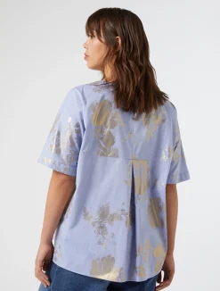 Blusa in chambray di cotone*Marina Rinaldi Hot