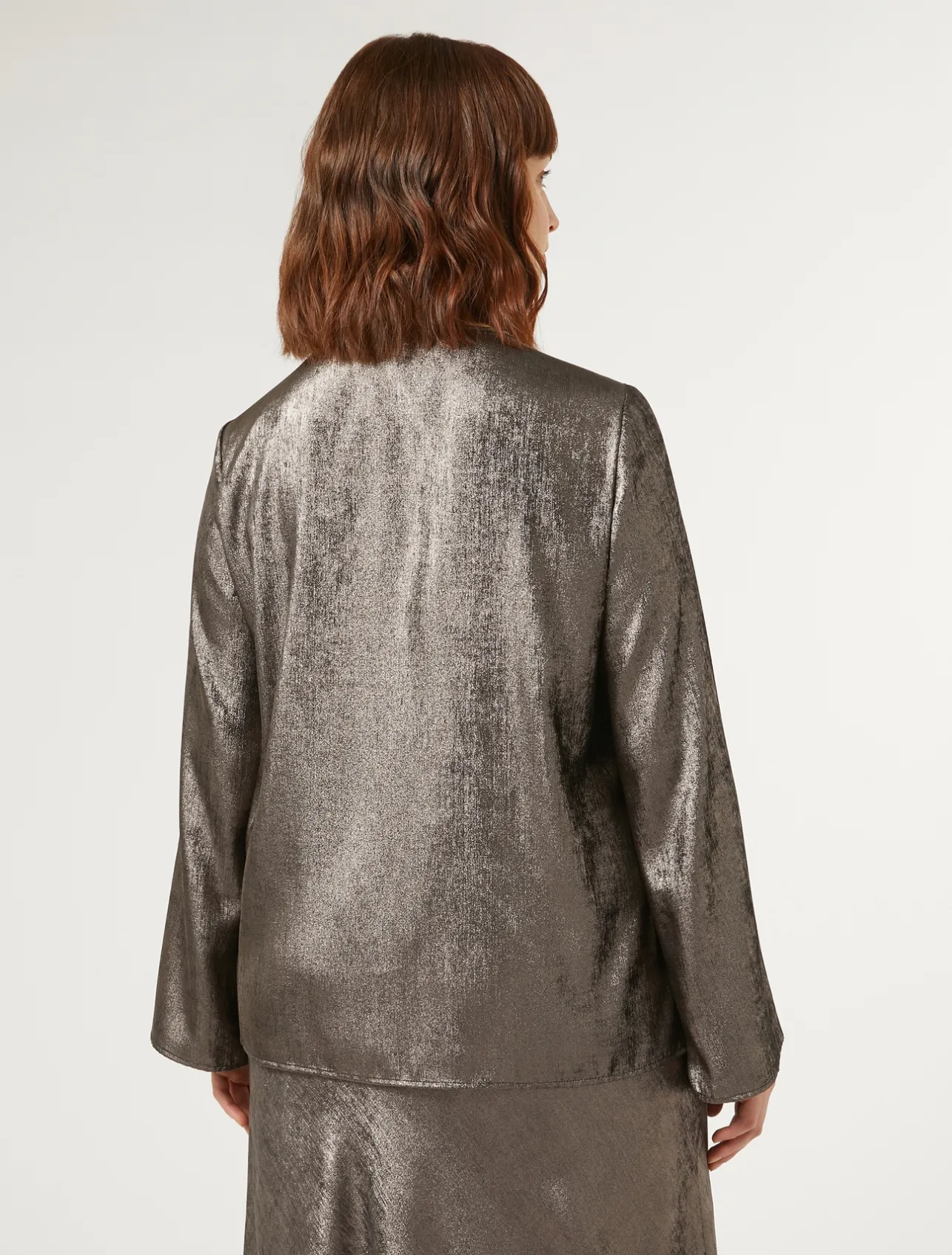 Blusa in chiffon laminato*Marina Rinaldi Sale