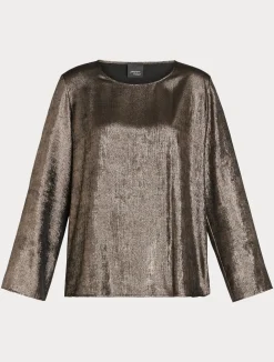 Blusa in chiffon laminato*Marina Rinaldi Sale