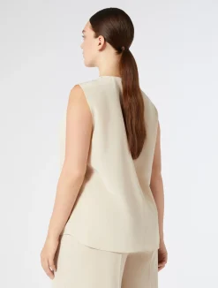 Blusa in crêpe de Chine di seta*Marina Rinaldi Best