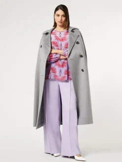 Blusa in crêpe de Chine di seta*Marina Rinaldi Fashion