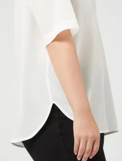 Blusa in crêpe de Chine di seta*Marina Rinaldi Hot