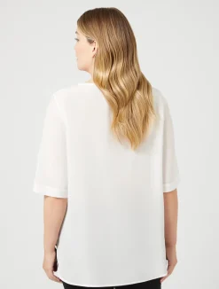 Blusa in crêpe de Chine di seta*Marina Rinaldi Hot