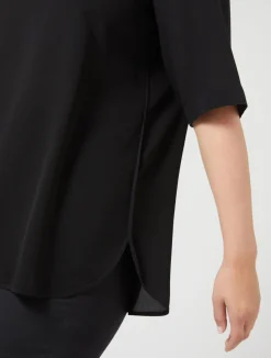 Blusa in crêpe de Chine di seta*Marina Rinaldi Outlet