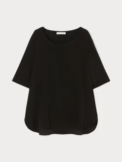 Blusa in crêpe de Chine di seta*Marina Rinaldi Outlet