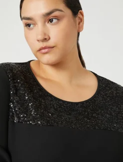 Blusa in crêpe envers satin*Marina Rinaldi Hot