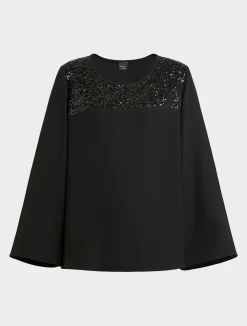Blusa in crêpe envers satin*Marina Rinaldi Hot