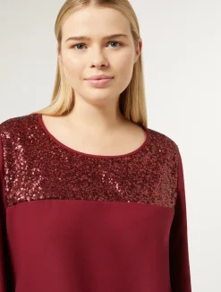 Blusa in crêpe envers satin*Marina Rinaldi Best
