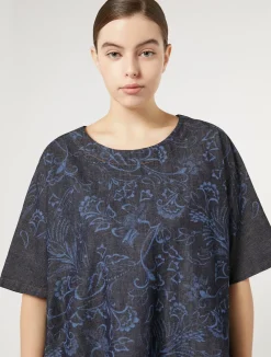 sa in denim laserato*Marina Rinaldi Outlet