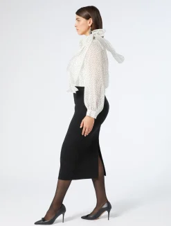 Blusa in georgette di seta*Marina Rinaldi Hot