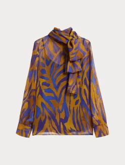 Blusa in georgette di seta*Marina Rinaldi New
