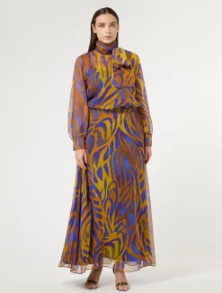 Blusa in georgette di seta*Marina Rinaldi New