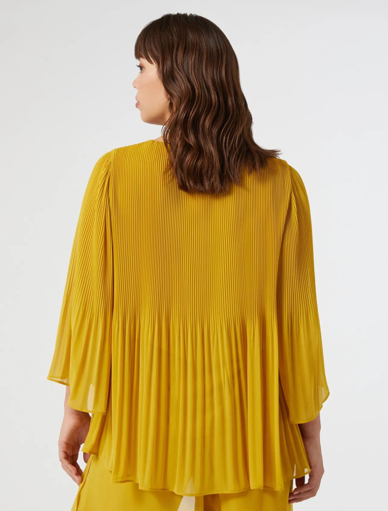 Blusa in georgette plissé*Marina Rinaldi New