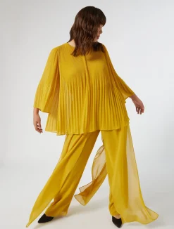 Blusa in georgette plissé*Marina Rinaldi New