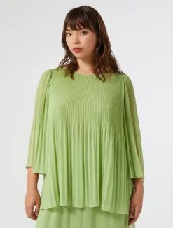 Blusa in georgette plissé*Marina Rinaldi Hot